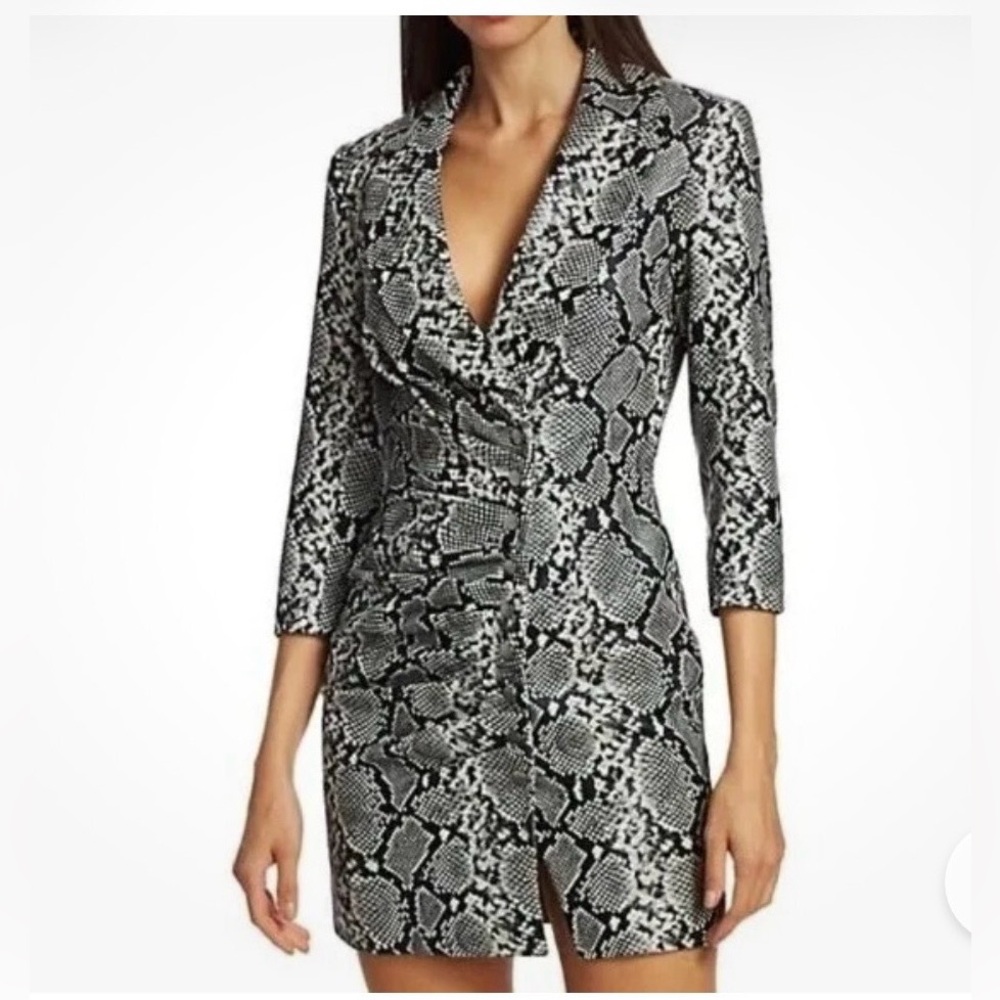 Retrofete Willa Dress Snakeskin Print small nwt